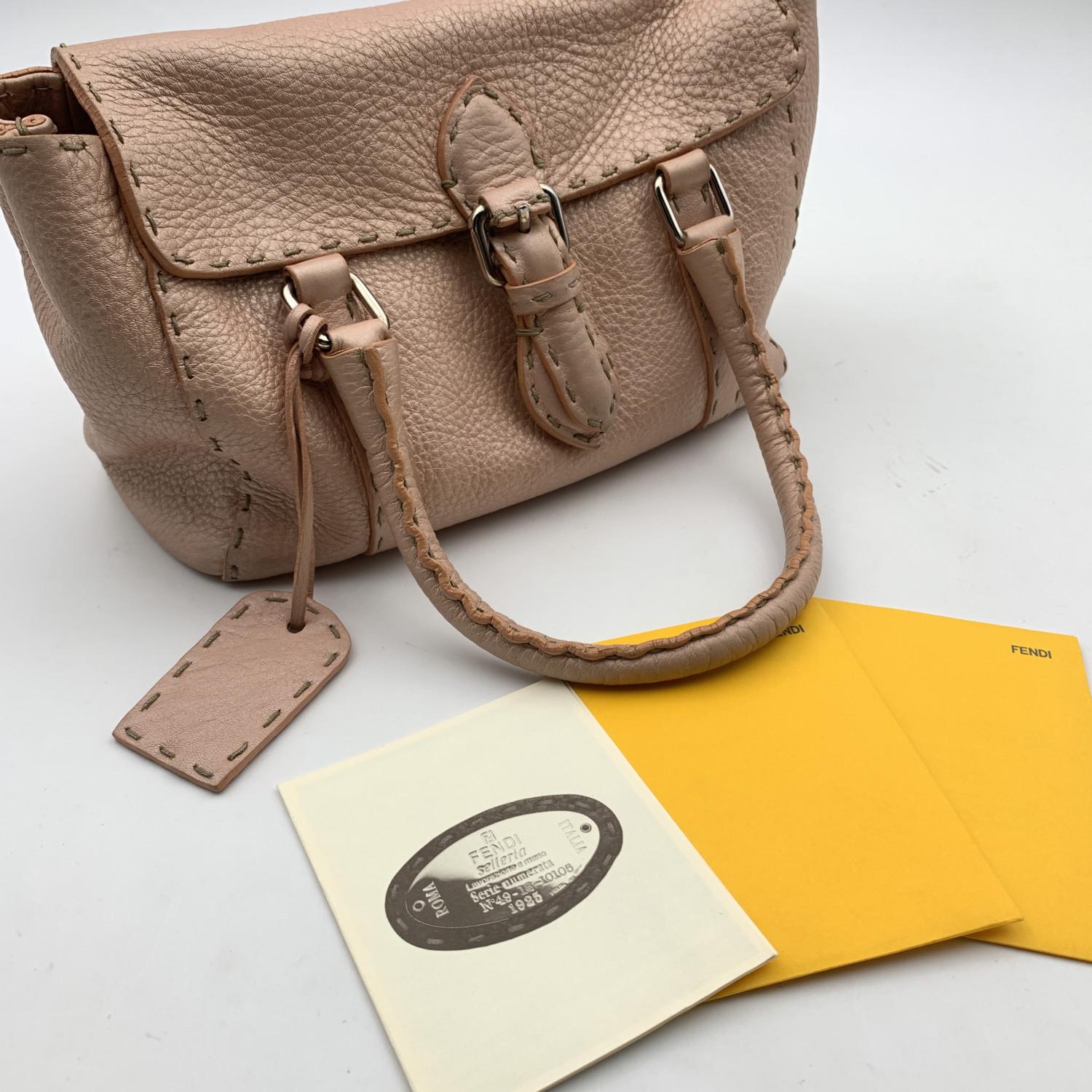 pink satchel handbag