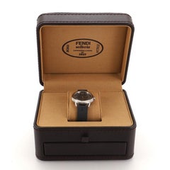 Fendi Selleria Quartz Watch Stainless Steel and Leather 35