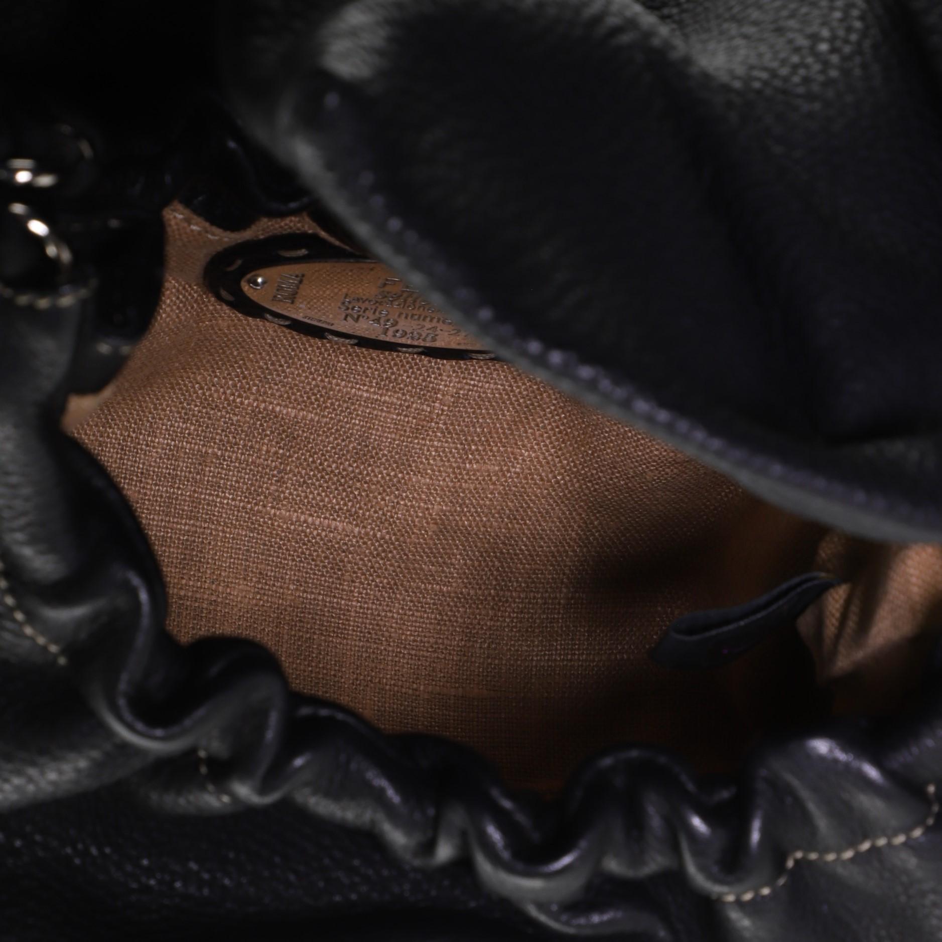 Women's or Men's Fendi Selleria Tassel Flap Shoulder Bag Leather Large