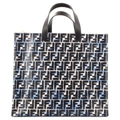 Fendi Shopper Tote Joshua Vides Zucca Coated Canvas Large