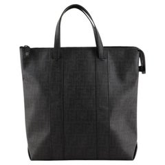 Fendi Shopping Tote Zucca Coated Canvas Tall