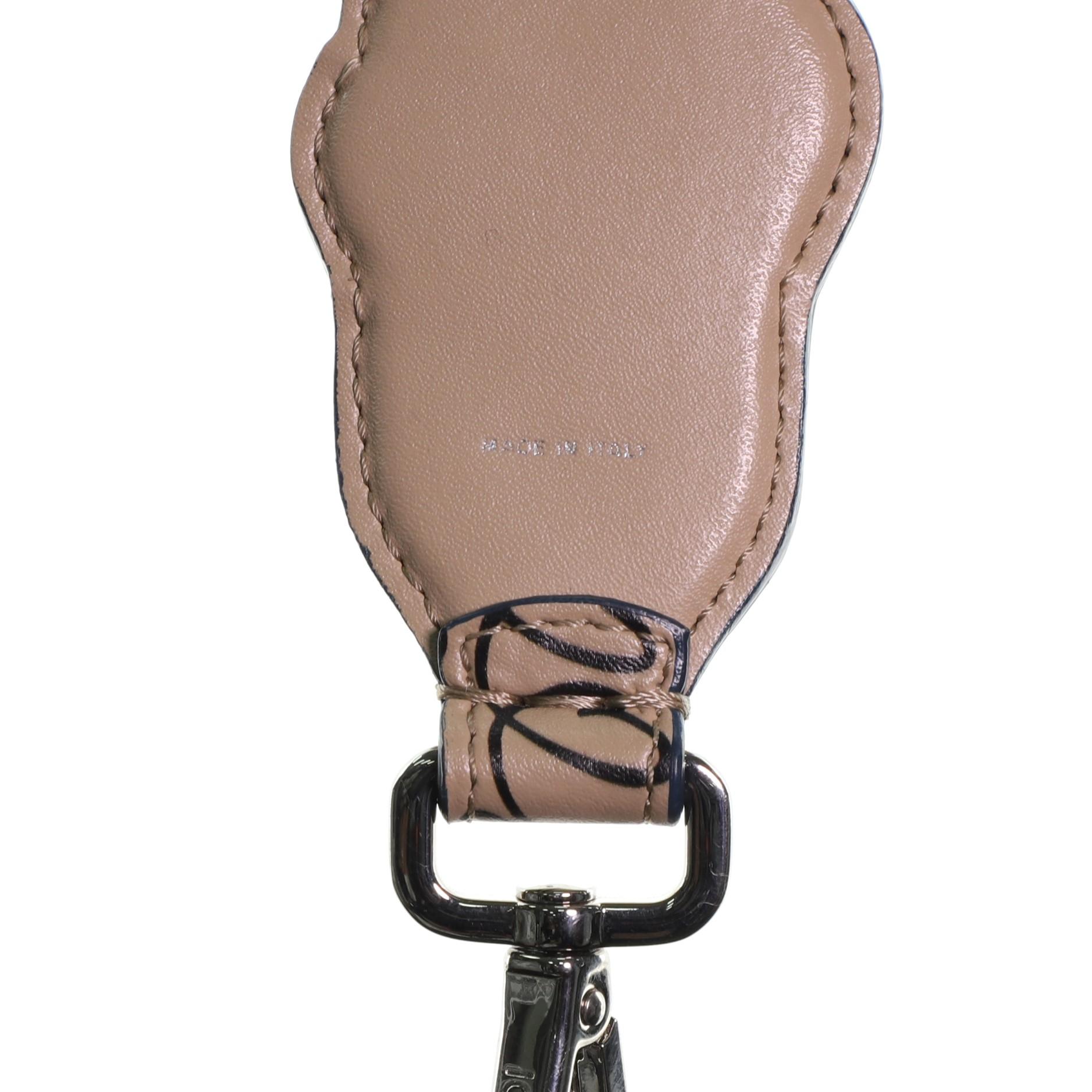 Fendi Short Shoulder Strap Printed Leather with Python 2