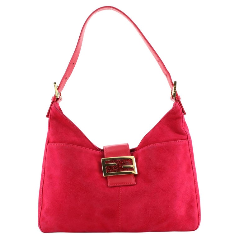 Fendi Shoulder Bag Suede Medium at 1stDibs