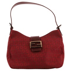 Fendi Shoulder Bag Zucchino Canvas Small