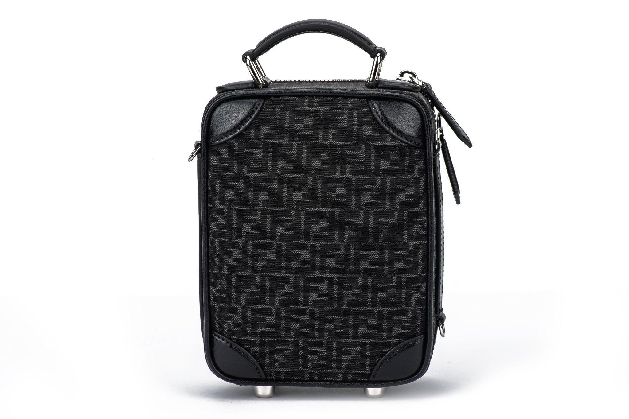 Fendi Shoulder Travel Bag with FF Logo For Sale 5