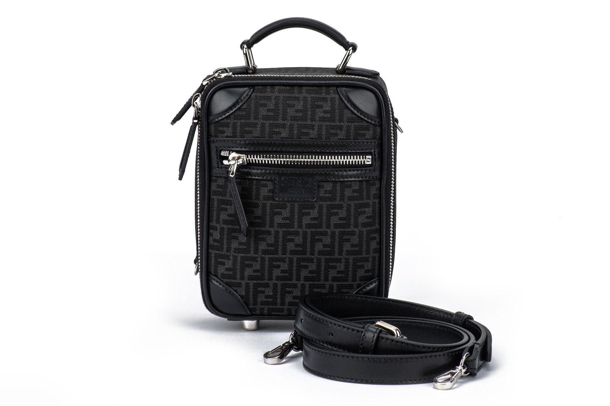 Fendi Shoulder Travel Bag with FF Logo For Sale 10