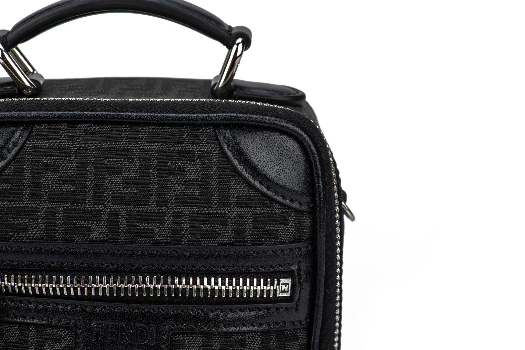 Fendi Shoulder Travel Bag with FF Logo For Sale 3