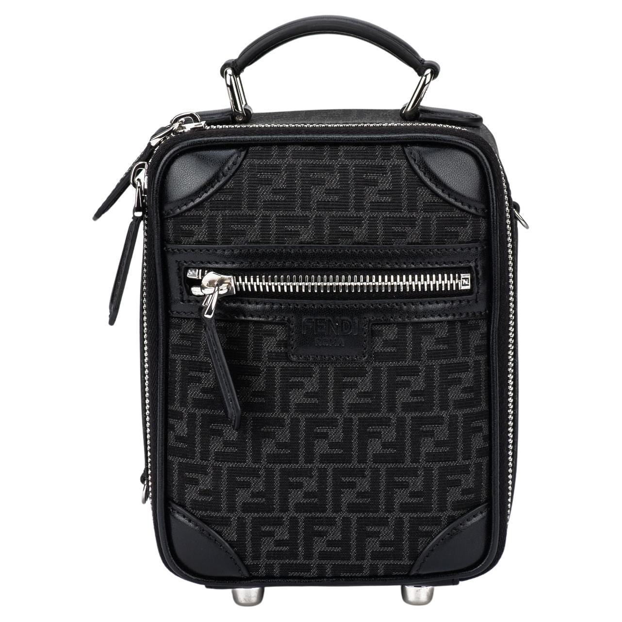 Fendi Shoulder Travel Bag with FF Logo For Sale