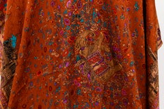 Fendi Silk Brown Large 52" Shawl