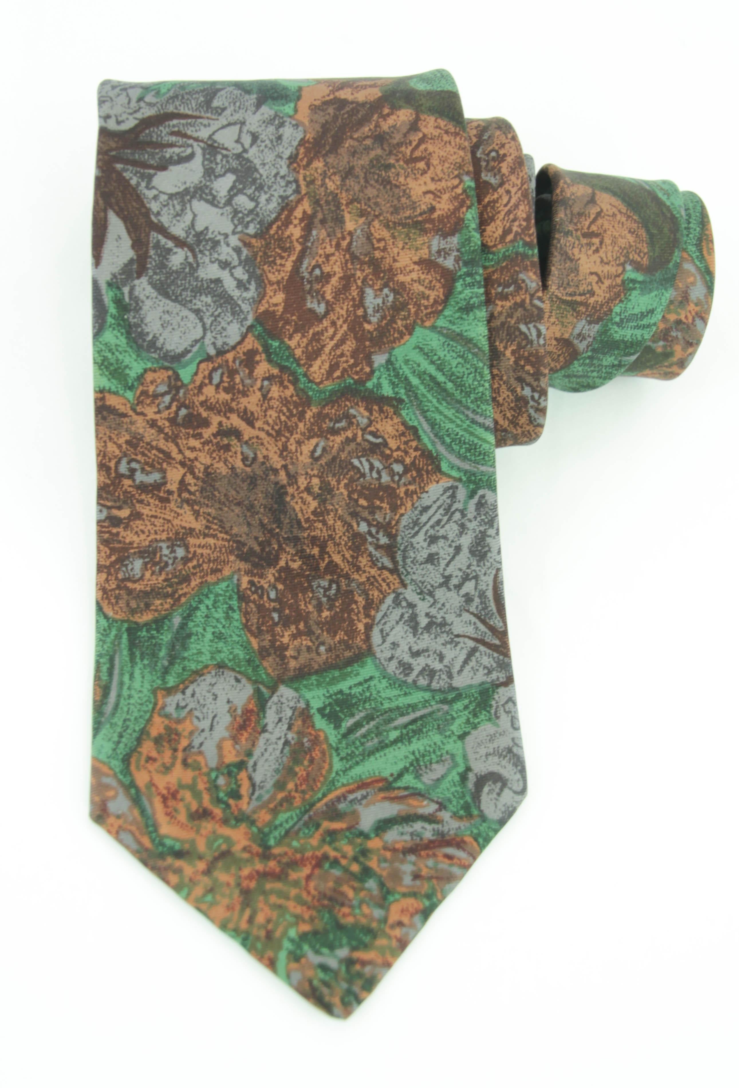 FENDI Silk Neck Tie Italy Luxury Designer Men Tie For Sale 7