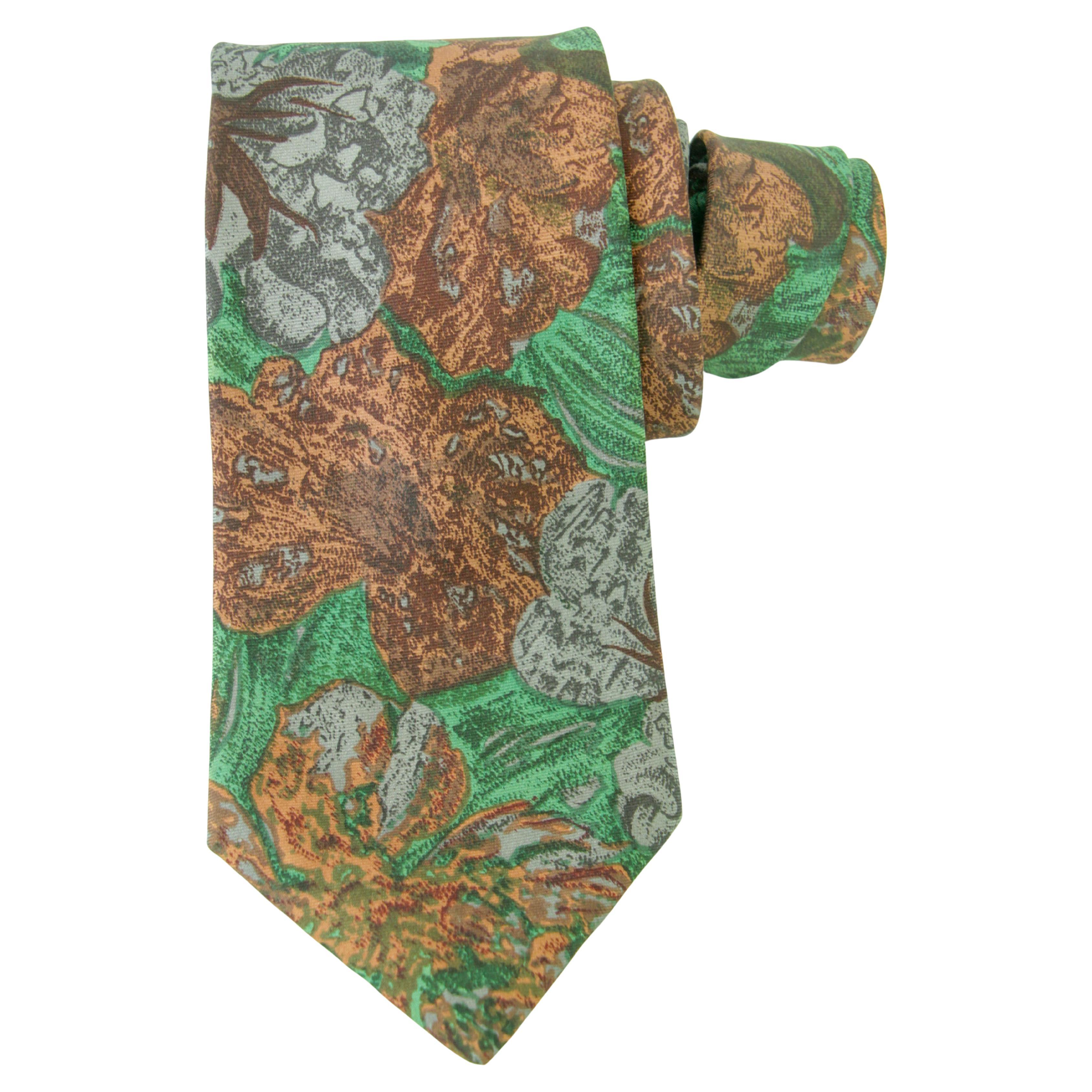 FENDI Silk Neck Tie Italy Luxury Designer Men Tie For Sale