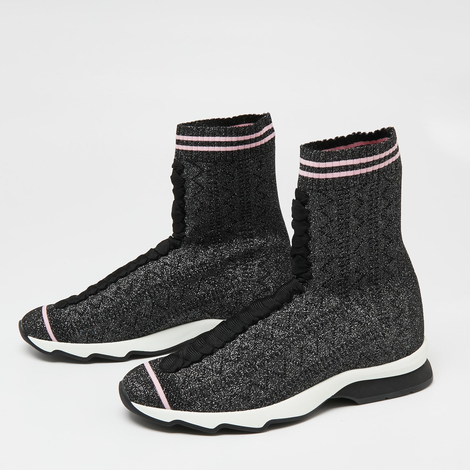 fendi trainers sock