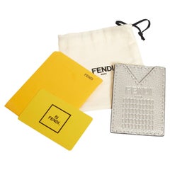 Fendi Vertigo Zipper Wallet Yellow - Vintage Lux