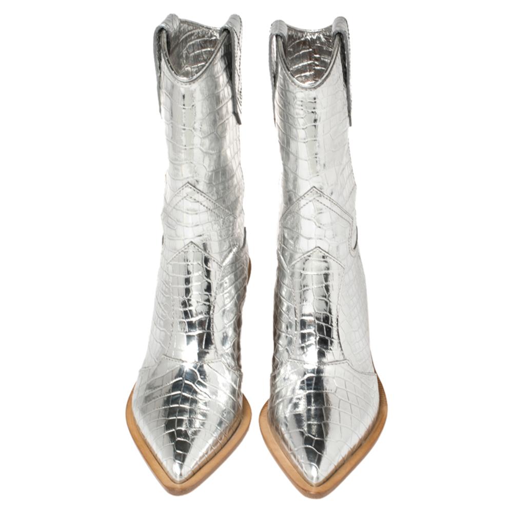 Silver fendi boots shop