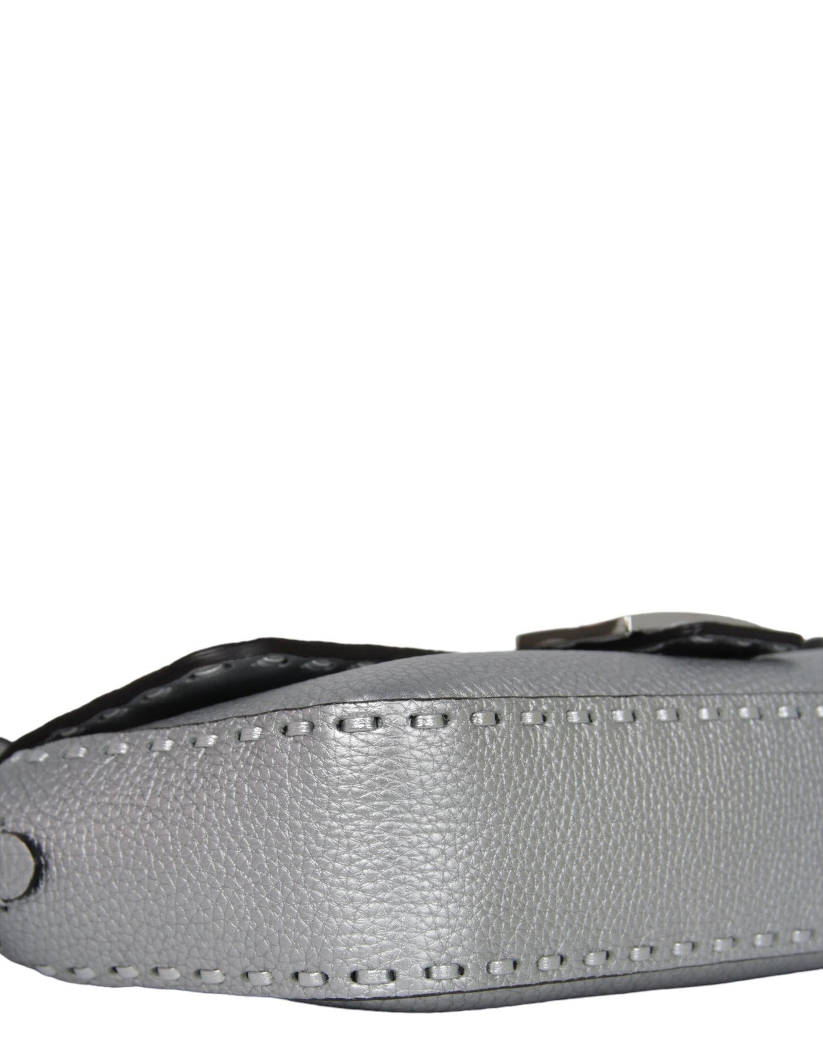 Fendi Silver Selleria sac baguette avec surdimensionnement surdimensionné, 3980 $ 1