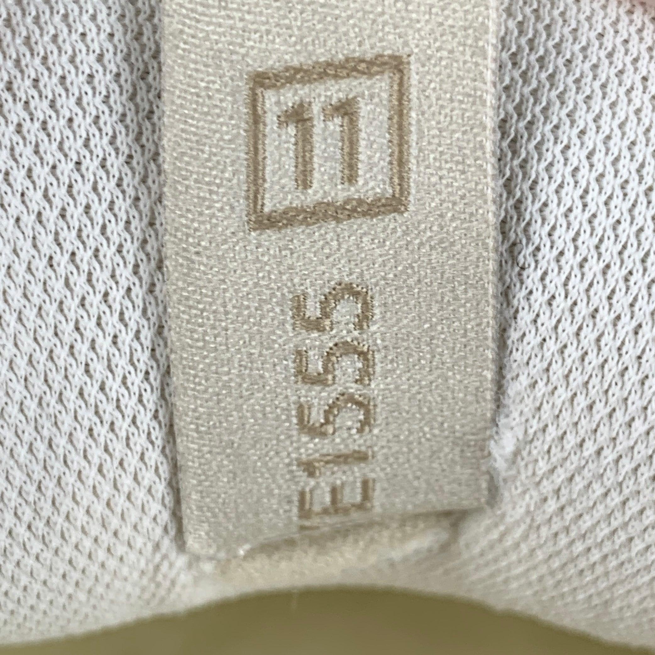 FENDI Size 12 Grey White Mixed Materials Lace Up Sneakers For Sale 4