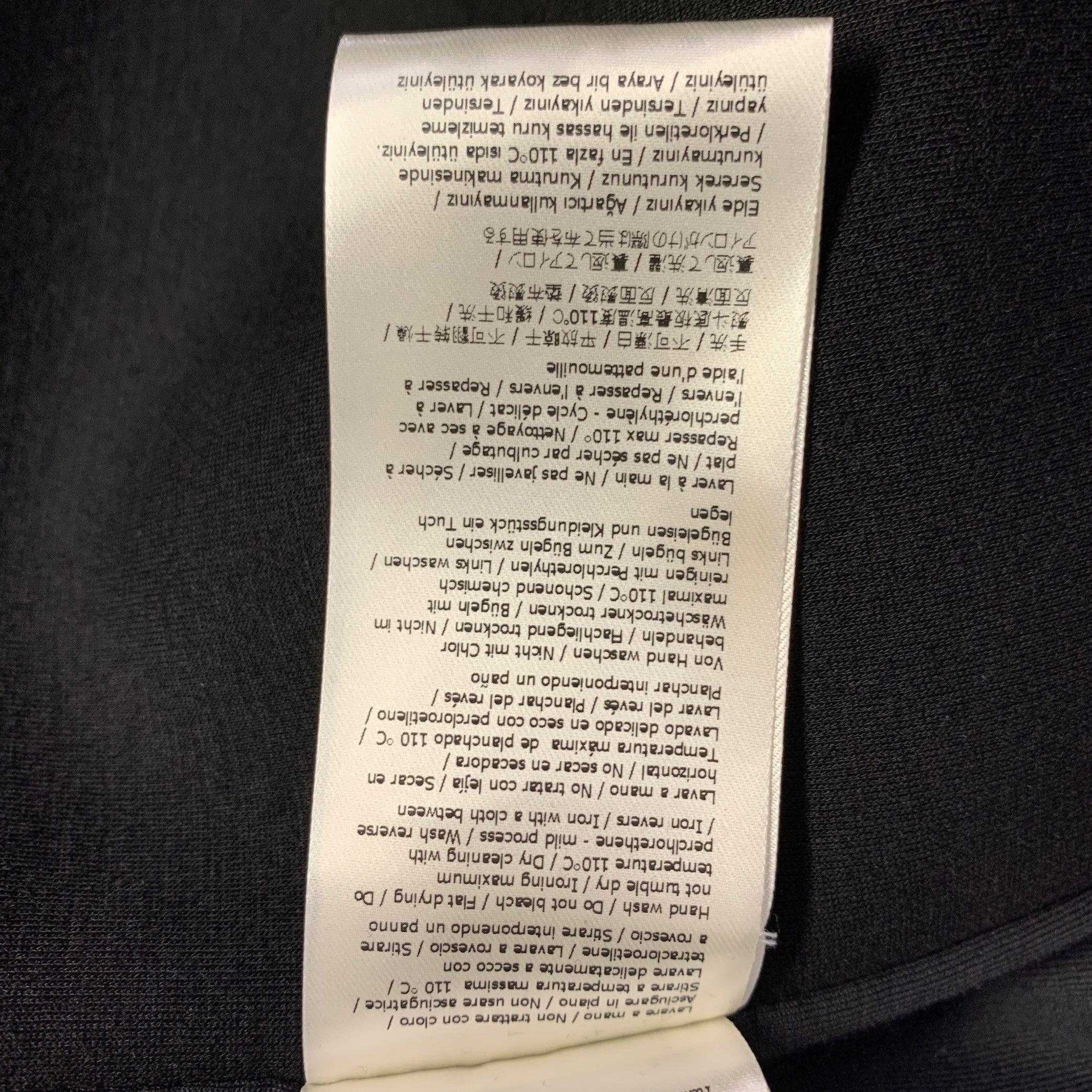FENDI Size 42 Black Viscose Zip Up Jacket For Sale 5