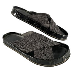 FENDI Taille 8 Monogram en nylon noir