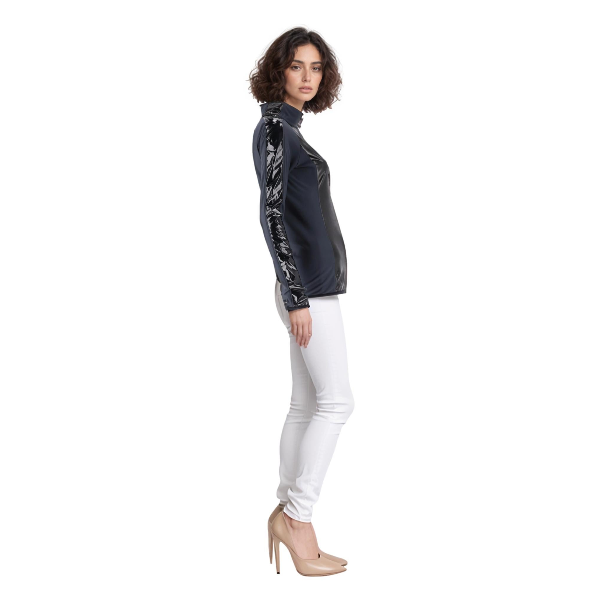 Fendi Top mit Schneeflockendetails (Schwarz) im Angebot