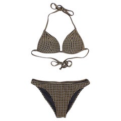 Bikini con Monogram scintillante di Fendi