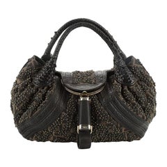 Fendi  Spy Bag Beaded Zucca Canvas