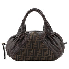 Fendi Spy Bag Zucca Canvas and Leather Baby