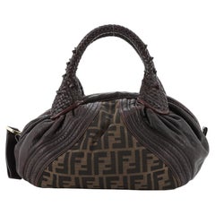 Fendi Spy Bag Zucca Canvas and Leather Baby