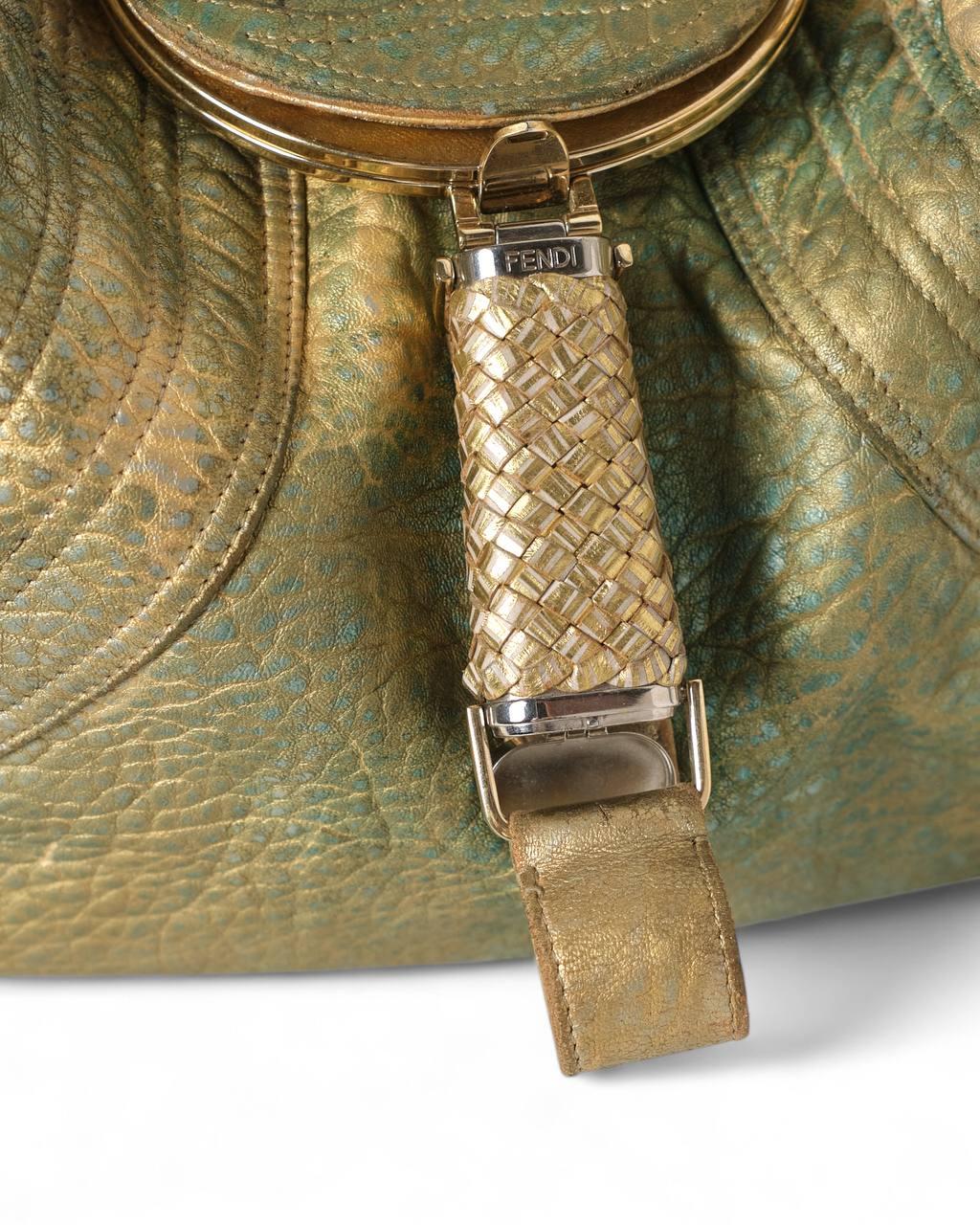 Fendi Spy Shopper MM Gold For Sale 8