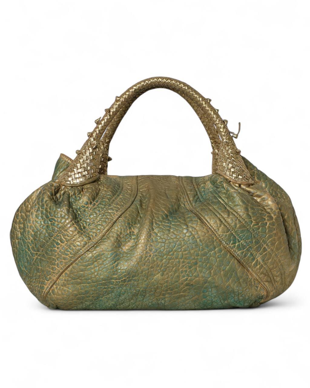Fendi Spy Shopper MM Gold For Sale 10