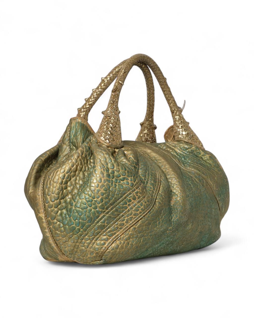Fendi Spy Shopper MM Gold For Sale 14
