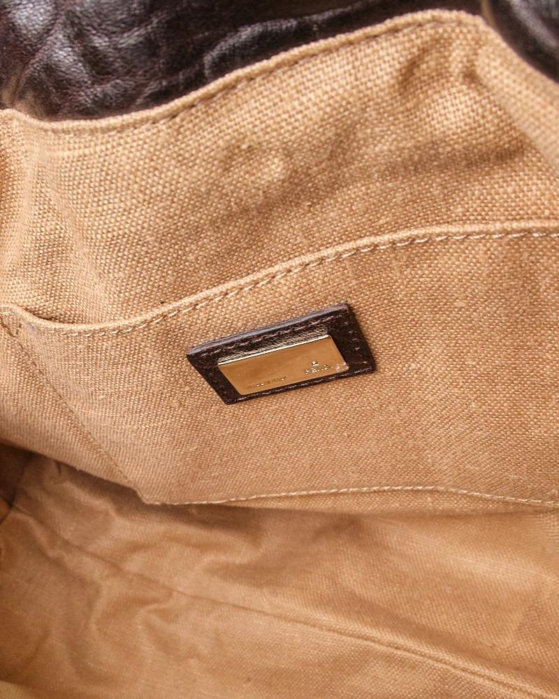 Fendi Spy Small FF Logomania Brown For Sale 9