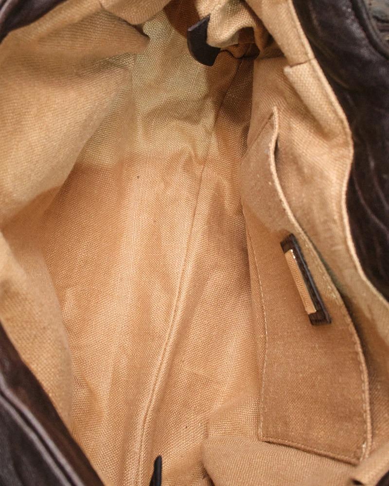 Fendi Spy Small FF Logomania Brown For Sale 10