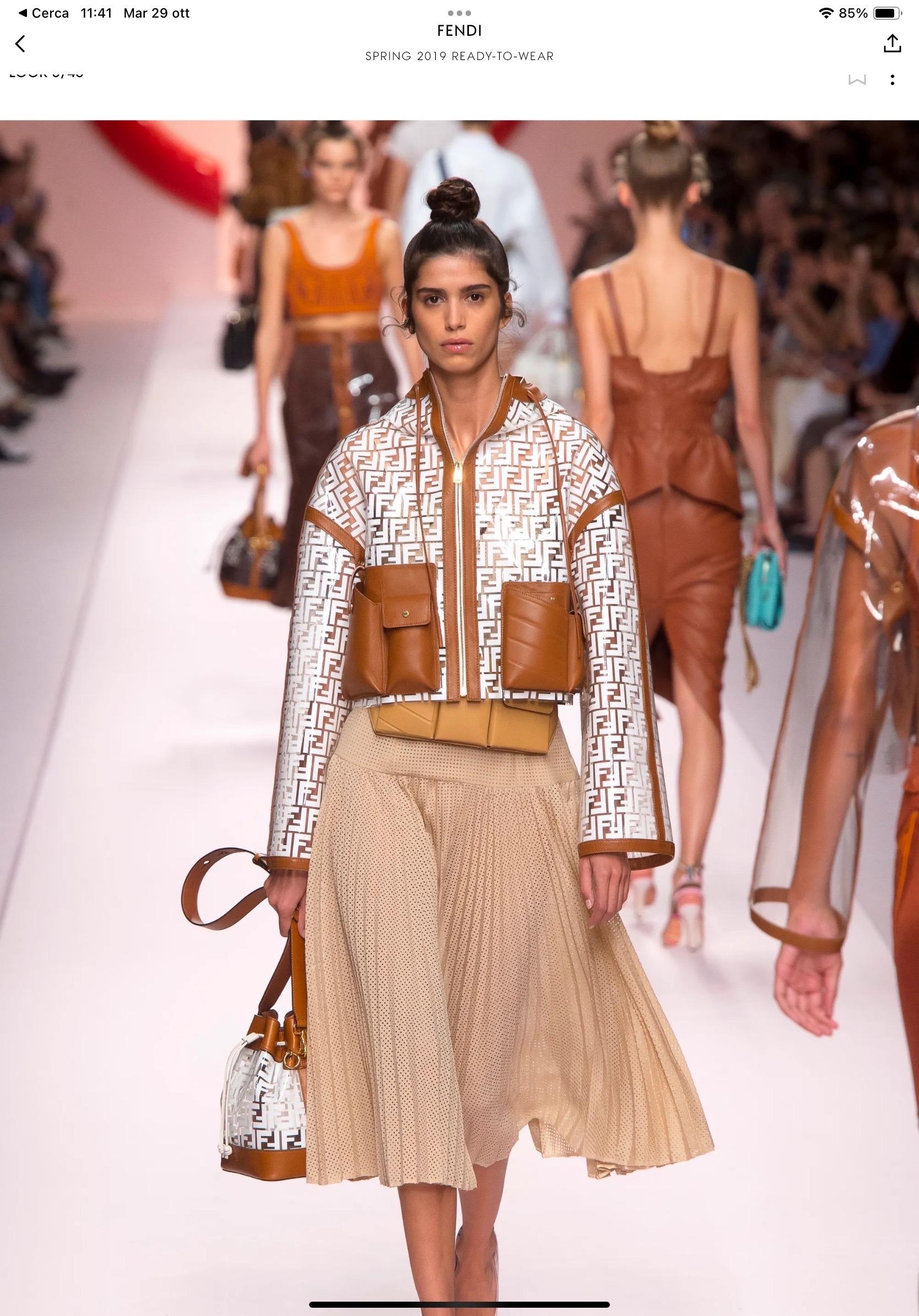 Fendi SS 2019 monogram Raincoat 5