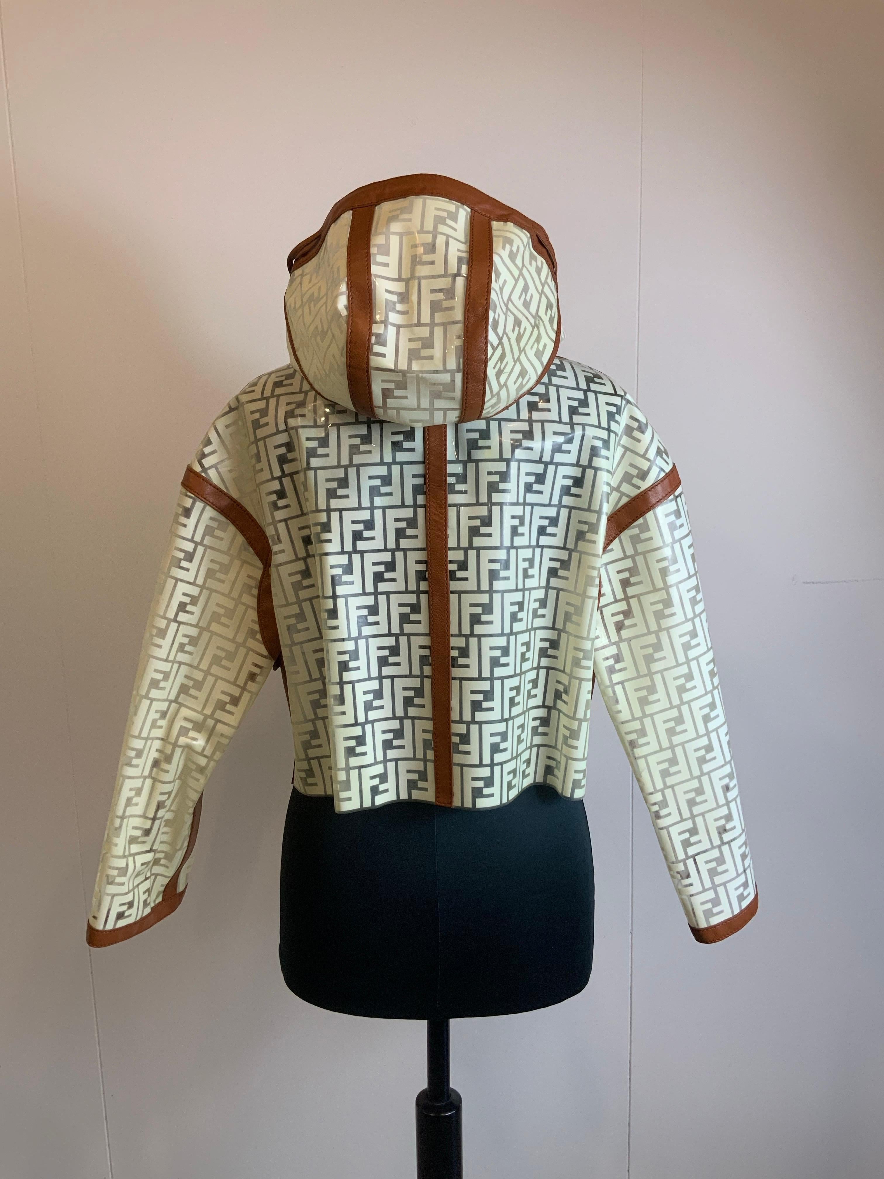 Fendi SS 2019 monogram Raincoat 1