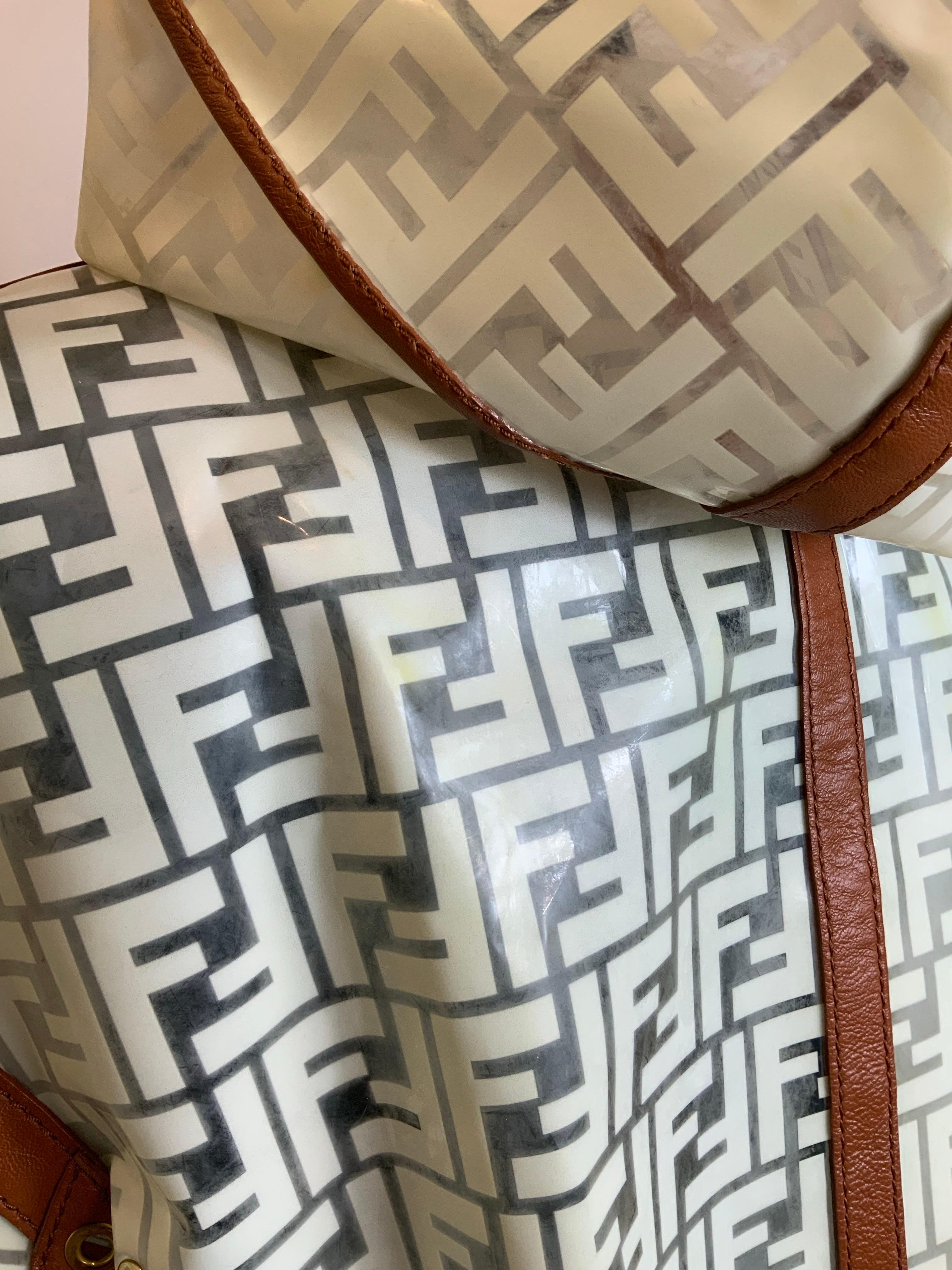 Fendi SS 2019 monogram Raincoat 2