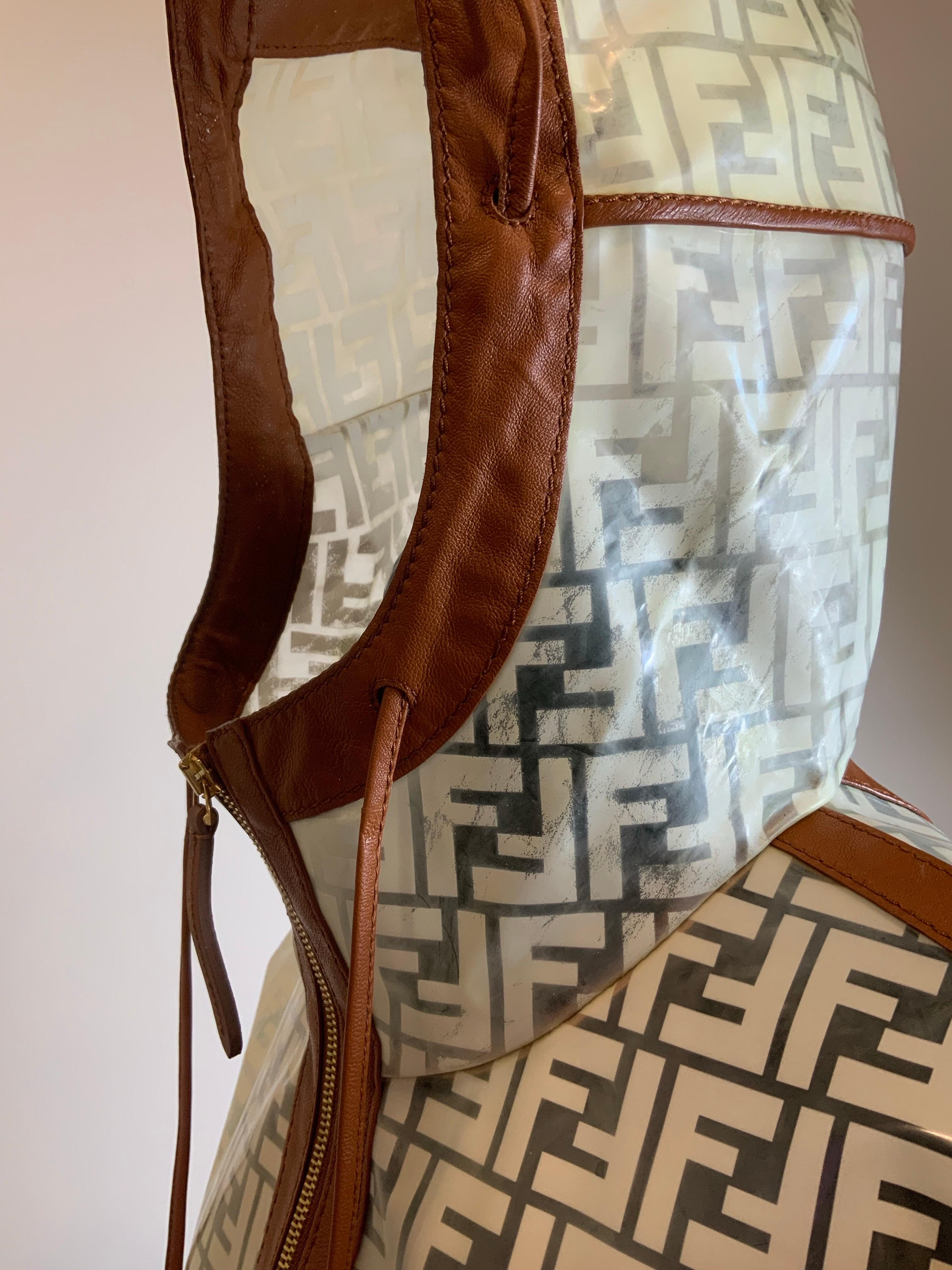 Fendi SS 2019 monogram Raincoat 3