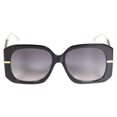 Fendi SS24 Black Square Frame Fendigraphy Sunglasses