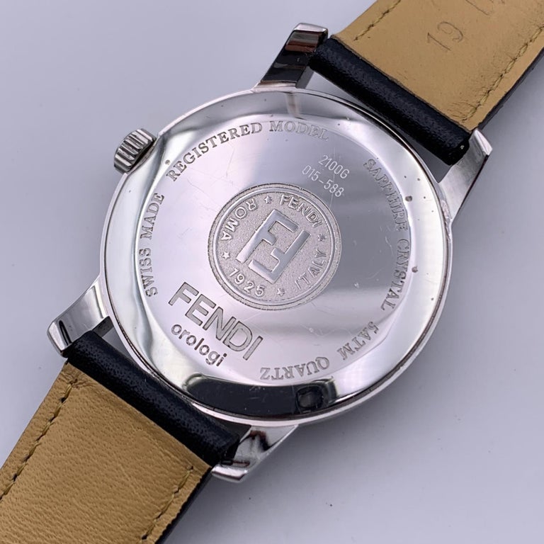 Fendi‎ Silvertone Orologi Quartz Unisex Watch Fendi Silvertone Orologi Quartz Unisex Watch main image 4