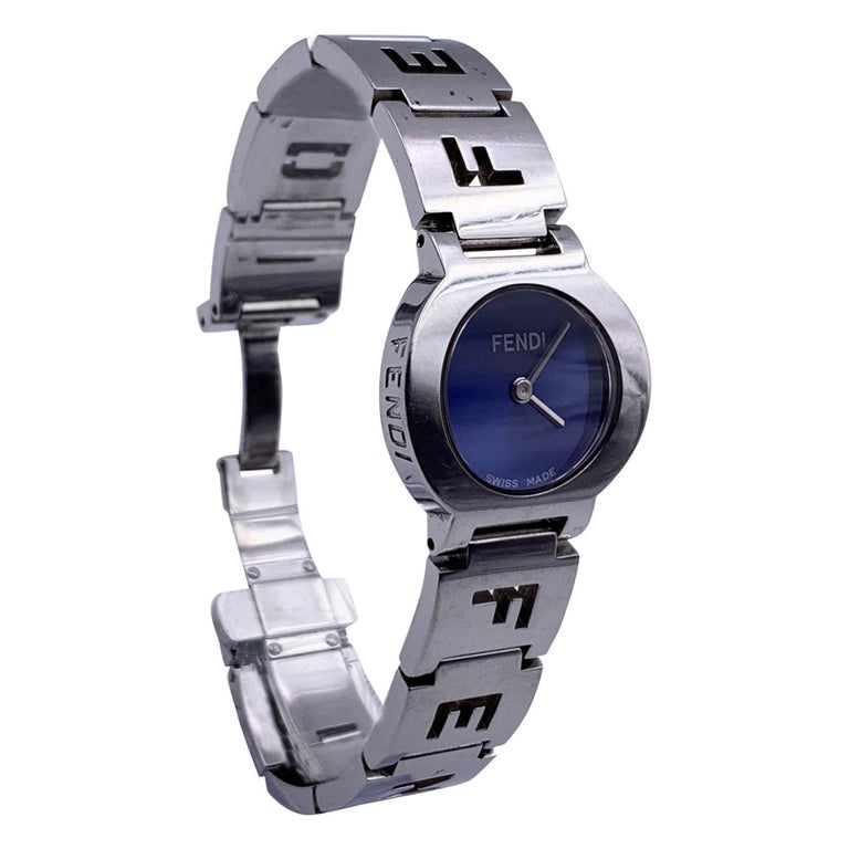 Fendi Stainless Steel 3050 L Ladies Quartz Wrist Watch Blue  display picture 3