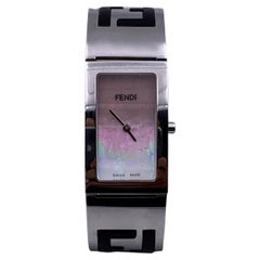Fendi Stainless Steel 3250 L Ladies Wrist Watch Mother of Pearl Dial