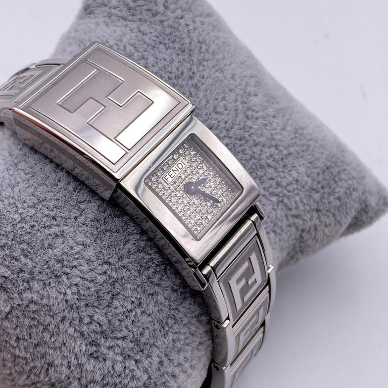 Fendi Orologi 5400L Quartz Analog Stainless Steel Leather Ladies\' Watch FENDI Watch SECRET Series OROLOGY 5400L 56 Diamond Dial S  main image 4