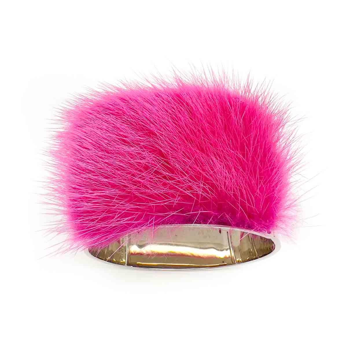 Fendi Statement Pink Shocking Cuff des années 2000 Pour femmes en vente