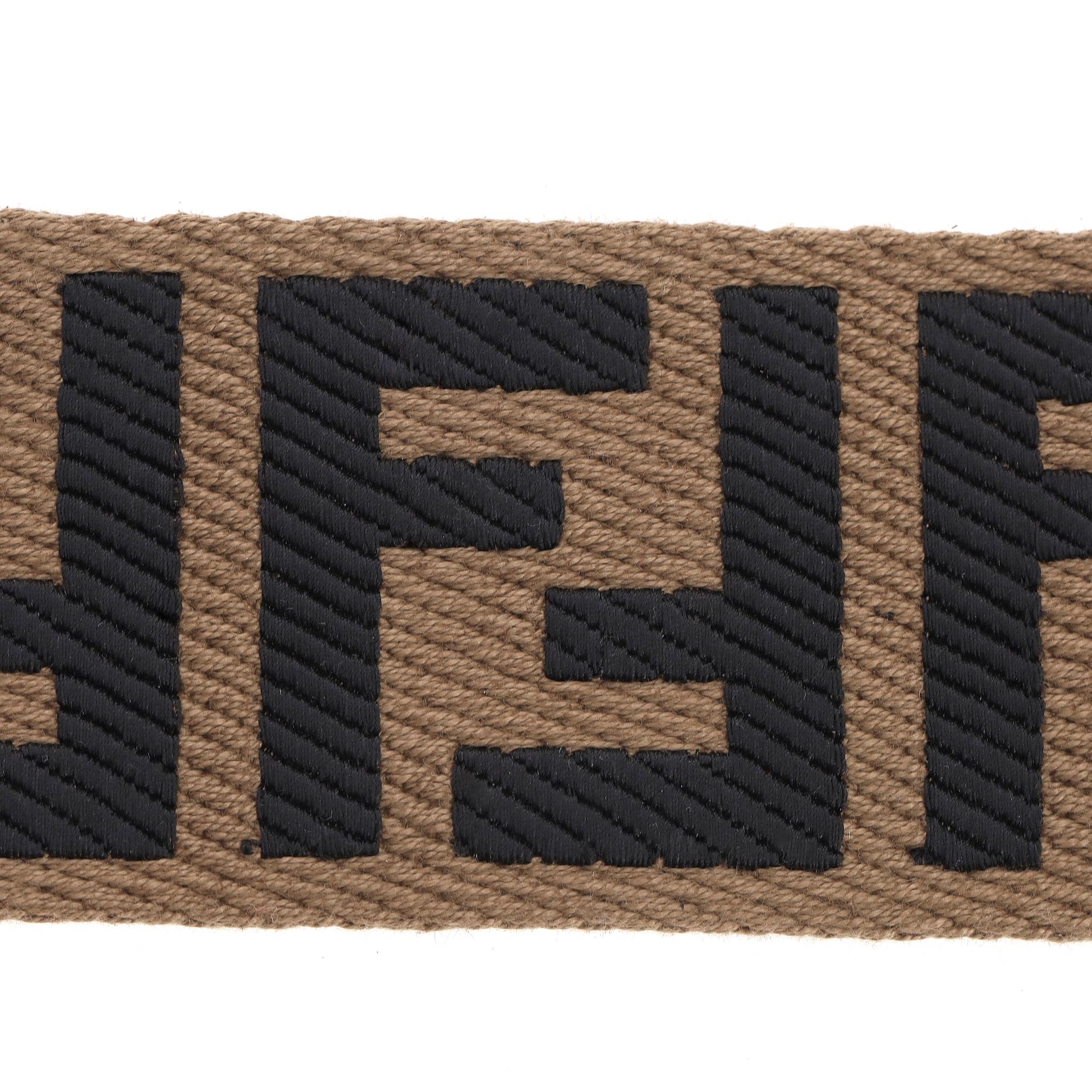 Borsa Fendi 'FF' Zucca con tracolla in vendita 3