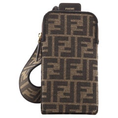 Fendi Strap You Shoulder Strap with Pouch Zucca Canvas