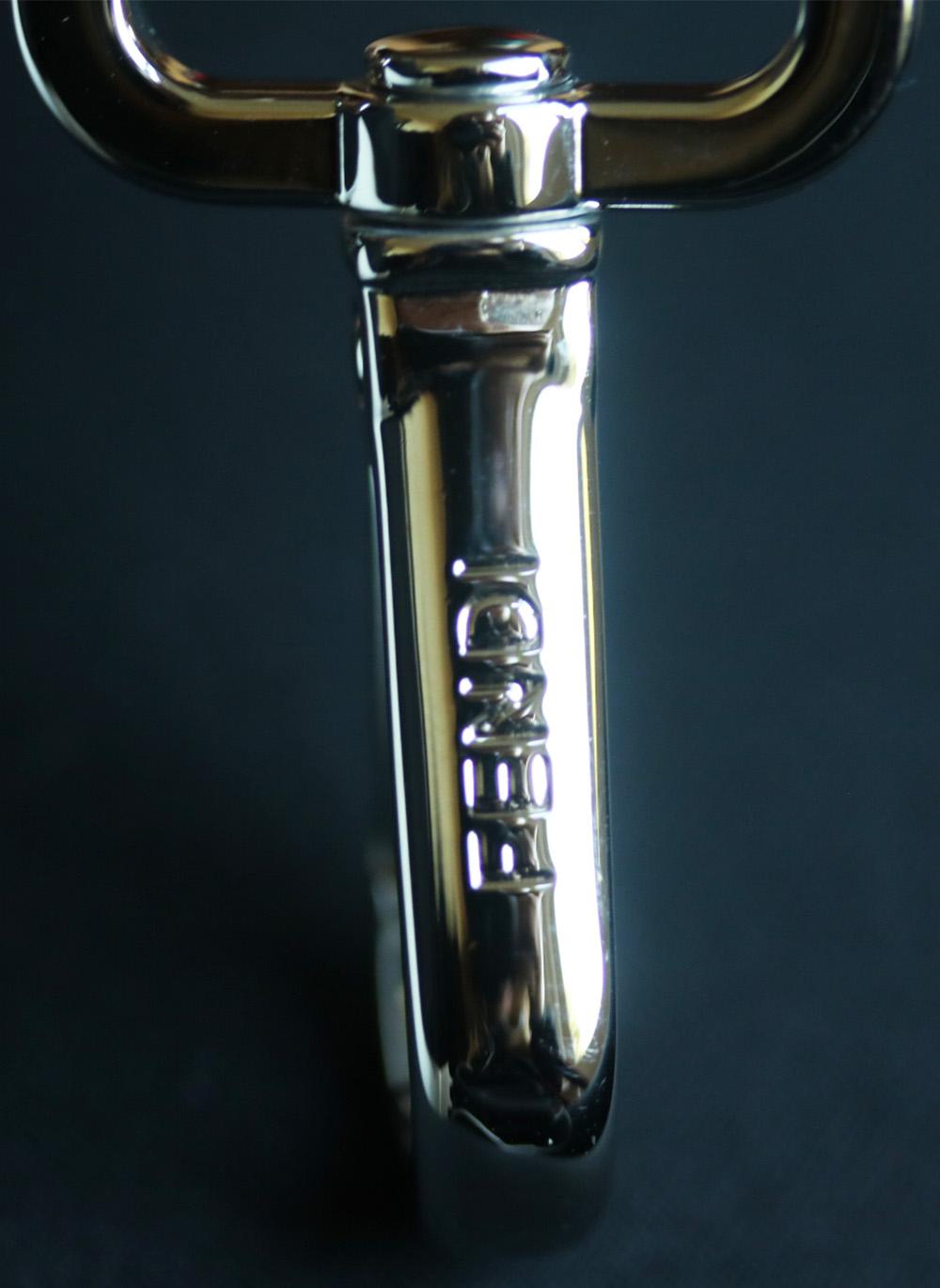 Women's Fendi Strap You Studded Leather Bag Strap