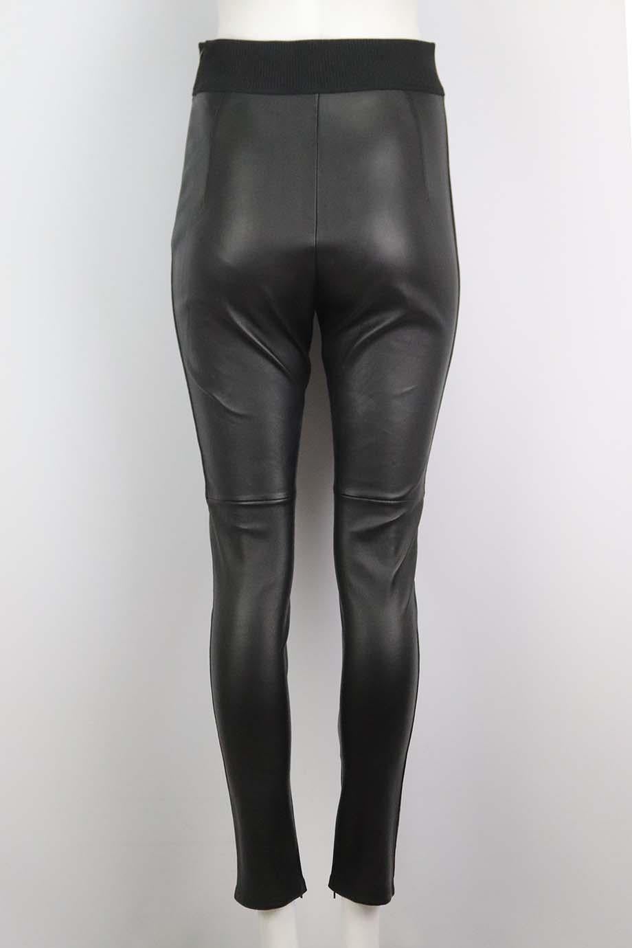 fendi leather pants