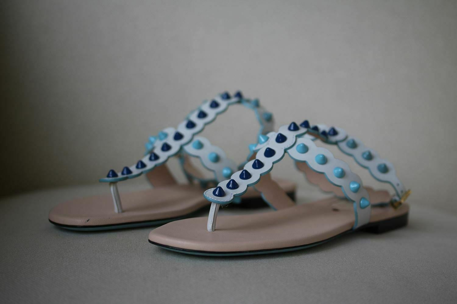 fendi studded sandals