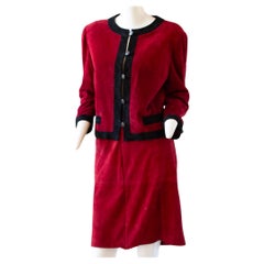 Fendi Suede Maroon Ensemble