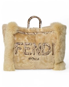 Fendi Sunshine Maxi Large Fur Beige
