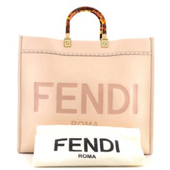 Fendi Sunshine Shopper Tote Leather Large